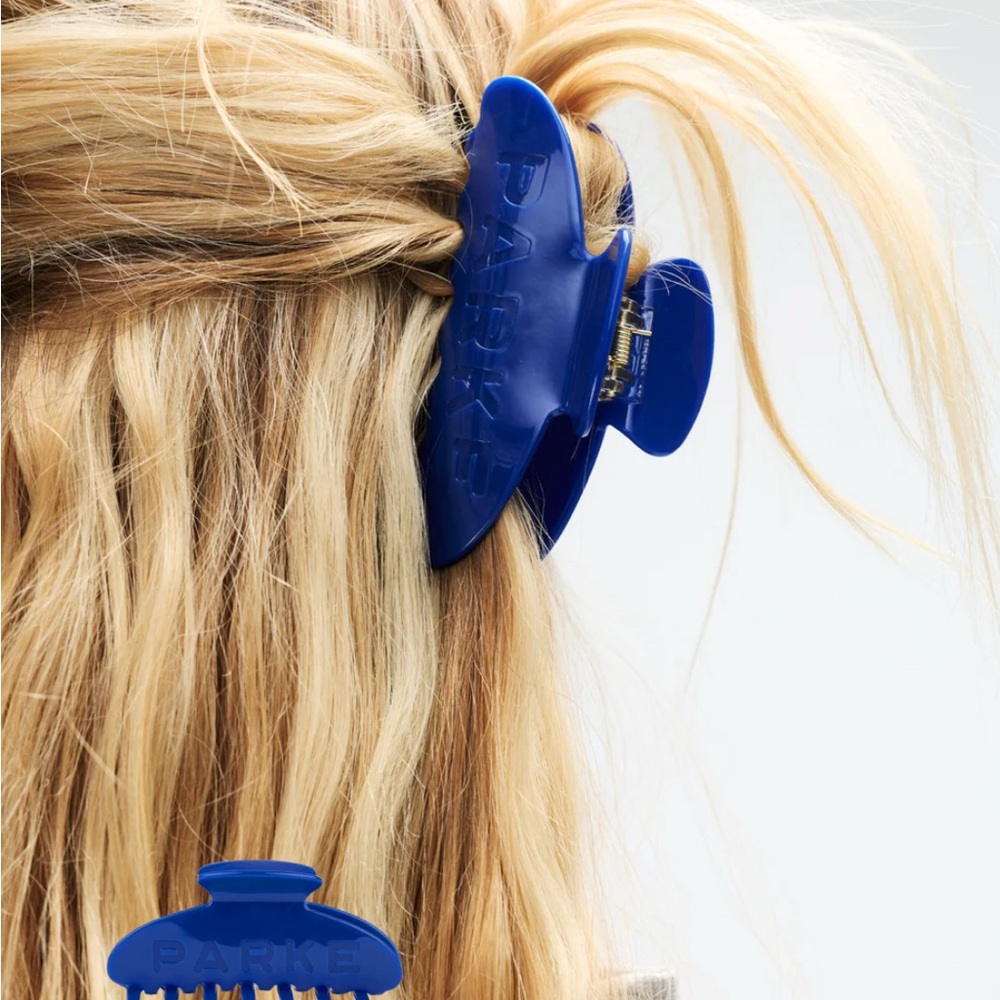 PARKE CLAW CLIP IN DENIM BRAND NEW WITH BAg PRESALE